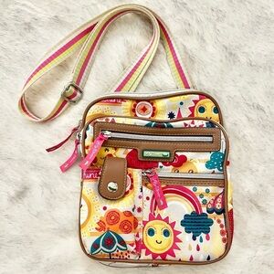 Lily Bloom Spring Shower Gigi Crossbody Graphic Purse Bag